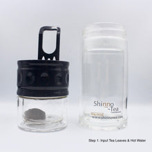 Load image into Gallery viewer, Dual Layer Glass Tea Bottle