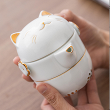 Load image into Gallery viewer, Fortune Kitty Tea Pot Set