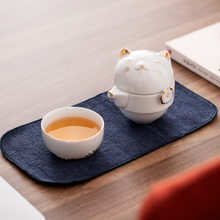 将图片加载到图库查看器，Fortune Kitty Tea Pot Set
